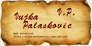 Vujka Palasković vizit kartica
